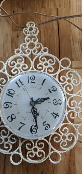 Other - Vintage Boho Bohemian MCM Wall Clock